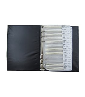 Набор SMD конденсаторов в книжке размер 1206 80 номиналов по 25 штук (19014)