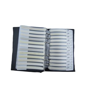 Набор конденсаторов SMD в книжке размер 0402 80 номиналов по 50 штук (19018)