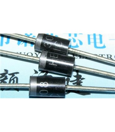 Диод быстрый HER308 3A 1000V 75ns DO-201AD (18245)