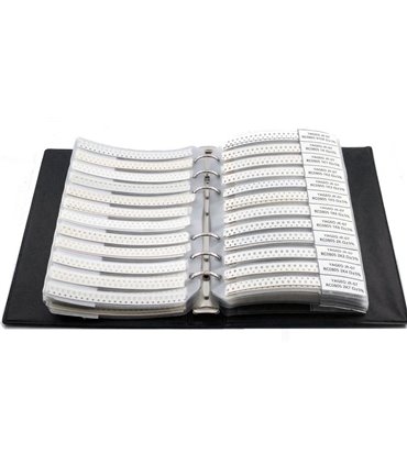 Набор резисторов SMD 0805 5% 170 видов по 50 штук в книжке (12945)