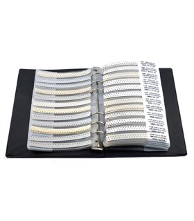 Набор конденсаторов SMD 0603 110 видов по 50 штук в книжке (12942)