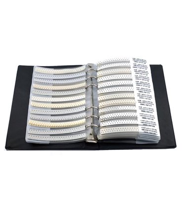 Набор конденсаторов SMD 0603 110 видов по 50 штук в книжке (12942)