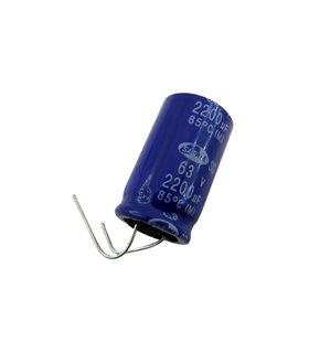 Электролитический конденсатор 2200uF 63V 105С (17157) Электролитический конденсатор 2200uF 63V 105С (17157)
