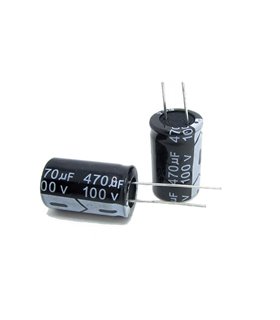 Электролитический конденсатор 100V 470uF 16*25mm (15103) Электролитический конденсатор 100V 470uF 16*25mm (15103)