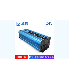 Домашний UPS ИБП инвертор чистая синусоида 220V 9000W 24V (19172)