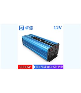 Домашний UPS ИБП инвертор чистая синусоида 220V 9000W 12V (19171)