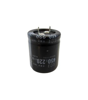 Конденсатор электролитический 450V 220uF 35*30мм (12890) Конденсатор электролитический 450V 220uF 35*30мм (12890)