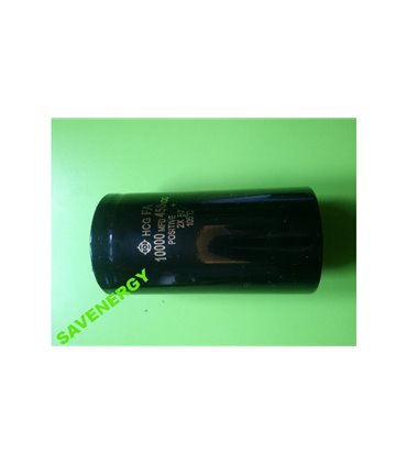 Конденсатор электролитический 10000MFD 450VDC (10201)
