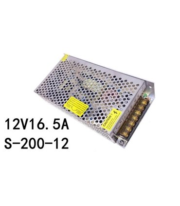 Универсальный блок питания 12V 16.5A S-200-12 (14351)