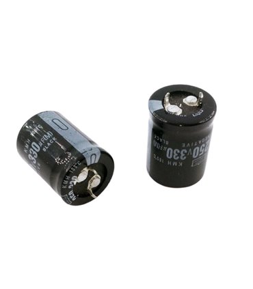 Электролитический конденсатор 250V 330uF 22*35мм (14266)
