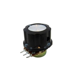 Бакелитовая ручка потенциометра WTH118 RV24 MF-A03 6мм 28*15мм (17235)