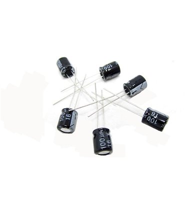 Конденсатор электролитический 16V 100uF 6*7mm (15658)