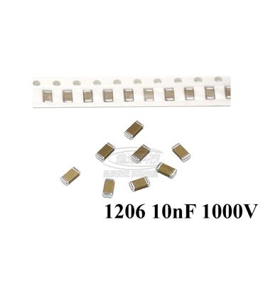 Конденсатор керамический SMD 1206 10nF 1000V 1kV (15968)