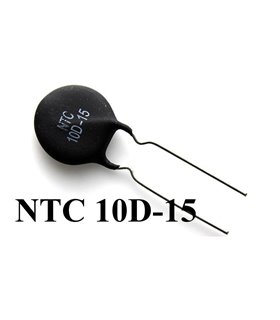 Термистор терморезистор NTC 10D-15 10Om 5A 2 вывода (15331)
