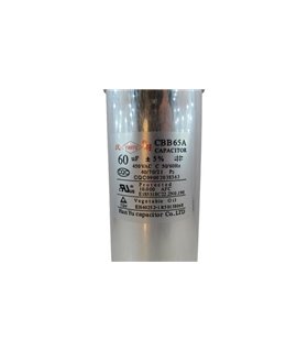 Пусковой конденсатор CBB65A 450VAC 60uF 126*50мм (18084) Пусковой конденсатор CBB65A 450VAC 60uF 126*50мм (18084)