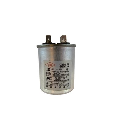 Пусковой конденсатор CBB65A 450VAC 10uF 55*45мм (18085)