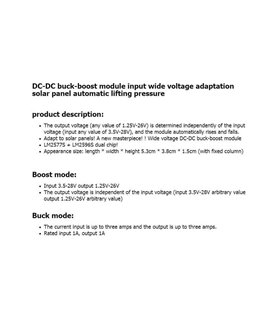 Модуль понижения повышения напряжения DC-DC MPPT 1.25-26V 1A (15938) Модуль понижения повышения напряжения DC-DC MPPT 1.25-26V 1A (15938)