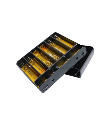 Безперебойник для роутера ИБП UPS 6*18650 5V 12V (18823)