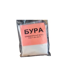 Флюс нейтральный БУРА 40г для высокотемпературной пайки (18564) Флюс нейтральный БУРА 40г для высокотемпературной пайки (18564)