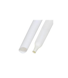 Термоусадочная трубка термоусадка 12.0/6.0мм белая (16988)