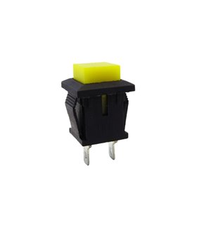 Кнопка без фиксации DS-430 1A 125V желтый цвет (18430) Кнопка без фиксации DS-430 1A 125V желтый цвет (18430)