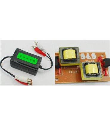 Автомобильный аудио фильтр SS-002 шумовой фильтр 12V (15922)