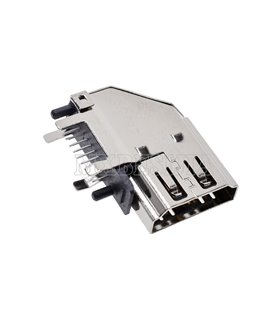 Разъем HDMI мама под пайку (17446)