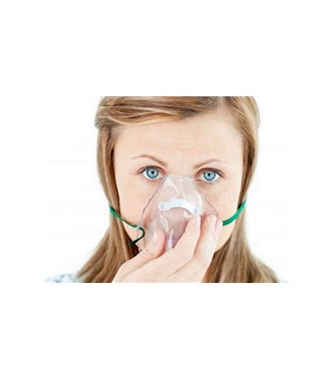 Маска лицевая кислородная стерильная с трубкой (16989)
