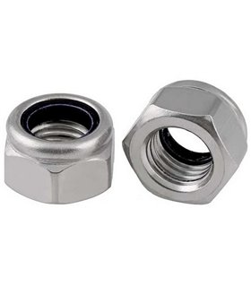 Контргайка из нержавеющей стали 201 с нейлоновой вставкой GB985 M5 25шт (17778)