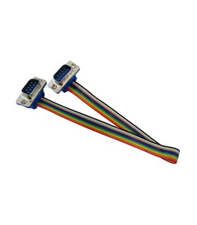 Кабель удлинитель DB9 RS232 COM-порт папа-папа 25см (17437)