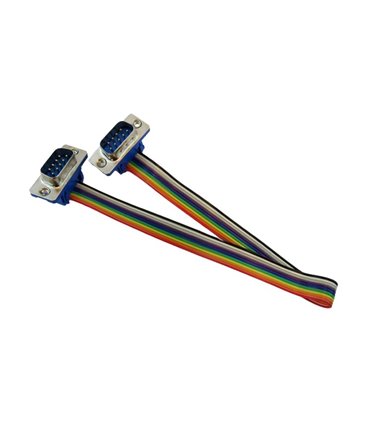 Кабель удлинитель DB9 RS232 COM-порт папа-папа 25см (17437)