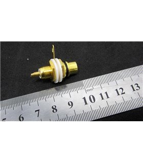 Клемма RCA black черный на приборный блок резьба 7.5мм (16085)