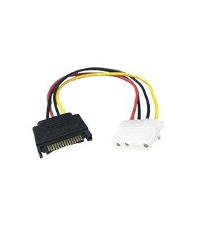 Кабель переходник SATA 15pin to IDE 10см (18218)