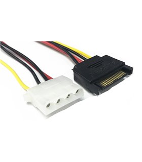 Кабель переходник SATA 15pin to IDE 10см (18218)