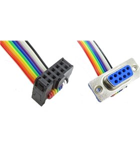 Кабель переходник DB9 COM9 контактный кабель RS232 COM-порт DB9 (15117)