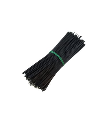 Кабель медный 1007 26AWG луженый 12см черный 10шт (18661)