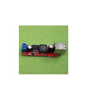 Понижающий LM2596 DC 9/12/24/36V DC 5V 3A 2xUSB (10656) Понижающий LM2596 DC 9/12/24/36V DC 5V 3A 2xUSB (10656)