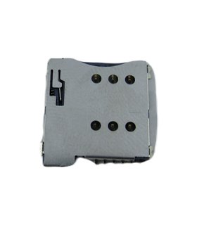 Держатель сим-карты micro sim 6pin push sim (18745)