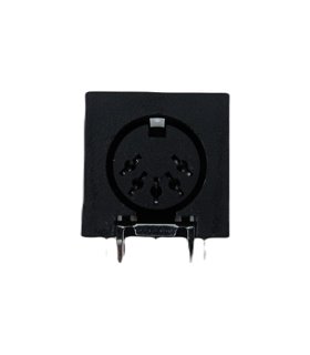 Разъем гнездо тип S 5pin 90 градусов S-контактный разъем (18747)