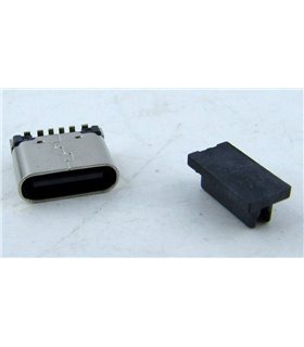 Разъем Type C с заглушкой 6pin 6.8мм для быстрой зарядки (18742)