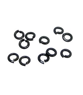 Пружинные шайбы штопор черные оцинкованные M2 10шт (15161)