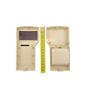 Пластиковый корпус для прибора с отвертием под дисплей (17995)