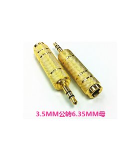 Переходник аудио jack 6.35мм на 3.5мм (18220) Переходник аудио jack 6.35мм на 3.5мм (18220)