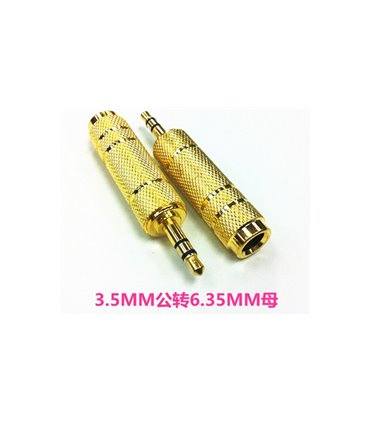 Переходник аудио jack 6.35мм на 3.5мм (18220)