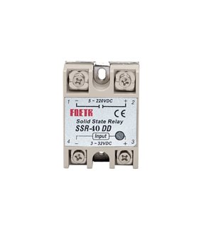 Однофазное твердотельное реле SSR-40DD 40А DC-DC (14165)