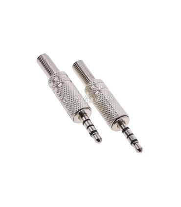 Штекер под пайку металлический аудио 3.5мм Jack 3.5mm стерео 4pin (15156)