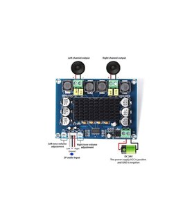 Цифровой усилитель TPA3116D2 аудиоусилитель TPA3116D2 2*120W (15932)