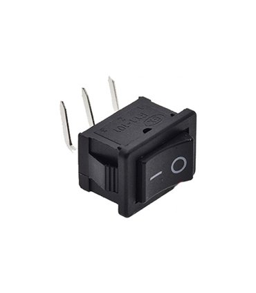 Переключатель KCD1 15*21мм 6A 250V угловой контакт 3pin две позиции (19039)