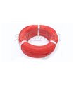 Изолированный кабель многожильный силикон 24AWG UL3239 3kV 180C красный 1м (14861)