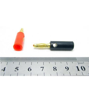 Пара бананов бананы красный и черный banana 4мм (16093)